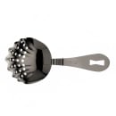 Barfly 7" Scalloped Julep Strainer, Gun Metal Black (M37029BK) thumbnail 2