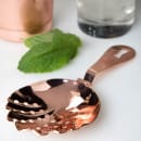 Barfly 7" Scalloped Julep Strainer, Copper (M37029CP) thumbnail 2