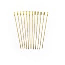 Barfly 4 3/8" Cocktail Pick w/ Grooved Top, Gold (M37030GD) thumbnail 2