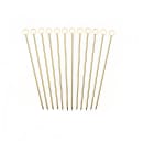 Barfly 4 1/4" Cocktail Pick w/ Ring Top, Gold (M37031GD) thumbnail 2