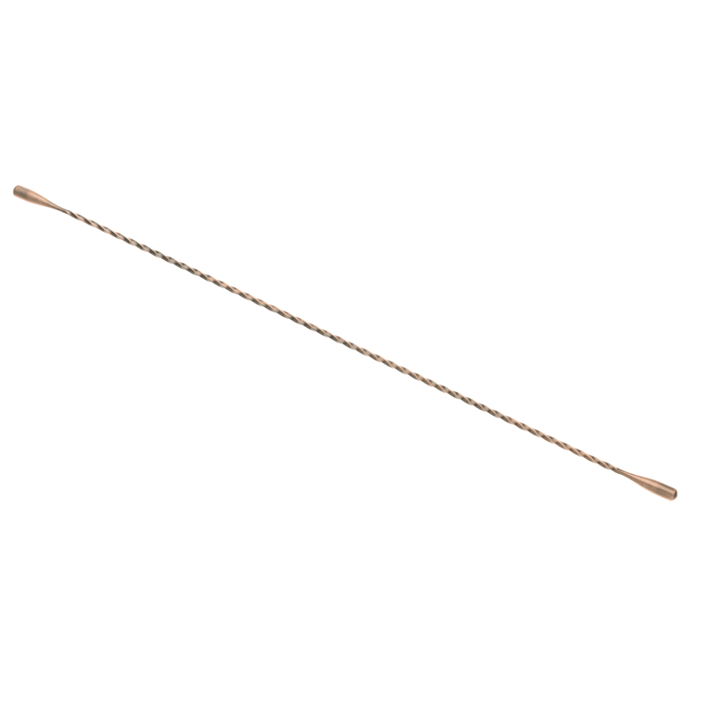 Barfly 17 1/8" Double End Cocktail Stirrer, Antique Copper (M37033ACP)