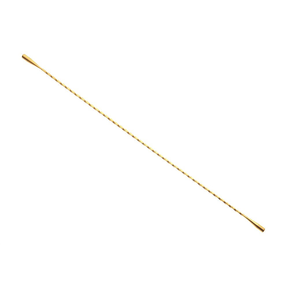 Barfly 17 1/8" Double End Cocktail Stirrer, Gold (M37033GD)