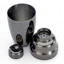 Barfly 18 oz Stainless Steel Cocktail Shaker Set, Gun Metal Black (M37038BK) thumbnail 2
