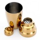 Barfly 18 oz Stainless Steel Cocktail Shaker Set, Gold (M37038GD) thumbnail 2