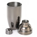 Barfly 24 oz Japanese Style Stainless Steel Cocktail Shaker Set, Gun Metal Black (M37039BK) thumbnail 2