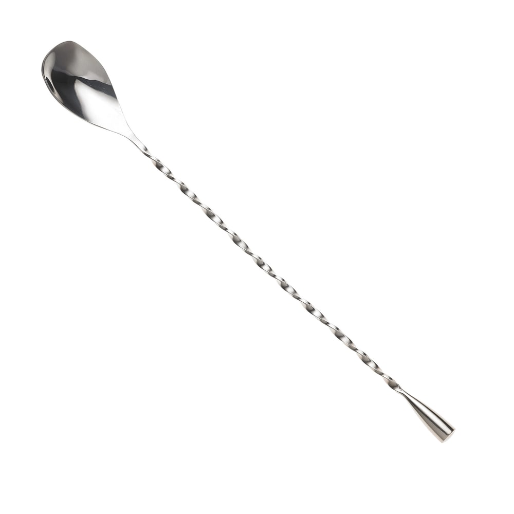 Barfly 11 7/8" Bar Spoon w/ Twisted Shaft, Stainless (M37046)