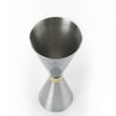 Barfly Slim Style Jigger - 1 oz & 2 oz, Stainless w/ Gold Band (M37096) thumbnail 3