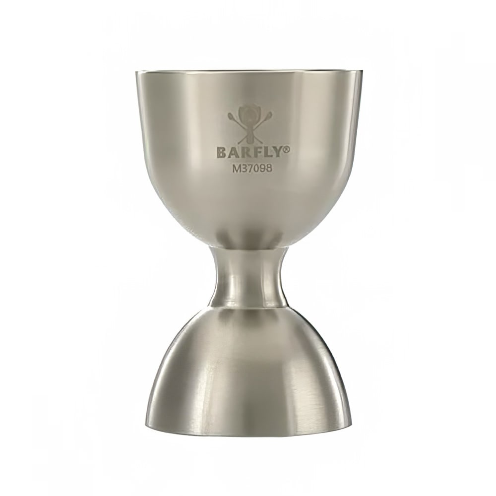 Barfly Straight Rim Jigger - 25 ml & 50 ml, Stainless (M37098)