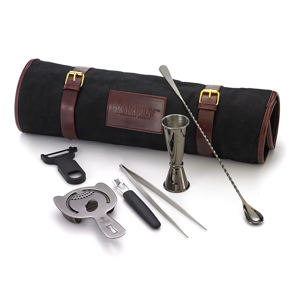 Barfly 7-Piece Cocktail Mixing Set - Gun Metal Black (M37100BK)