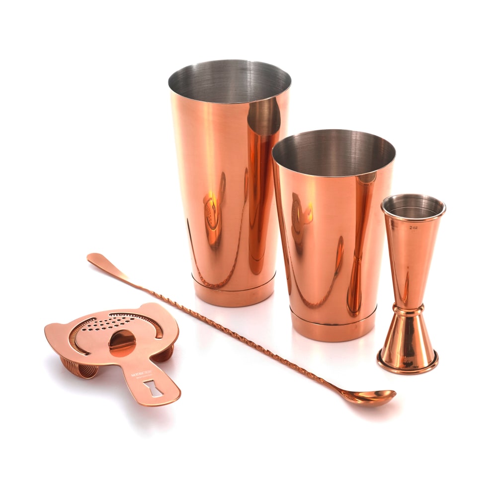 Barfly 5-Piece Cocktail Shaker Set - Copper (M37101CP)