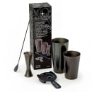 Barfly 5-Piece Cocktail Shaker Set - Vintage Black (M37101VBK) thumbnail 2