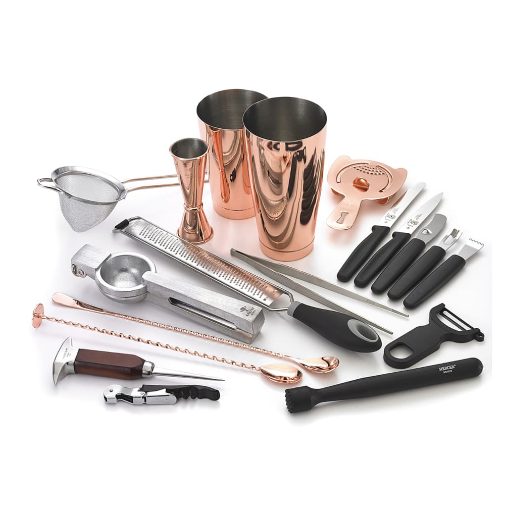 Barfly 18-Piece Cocktail Mixing Set - Copper (M37102CP)