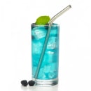 Barfly 8 1/2" Curved Metal Straw - Stainless Steel, Mirror Finish (M37113) thumbnail 3