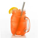 Barfly 6 1/2" Straight Metal Straw - Stainless Steel, Mirror Finish (M37116) thumbnail 3