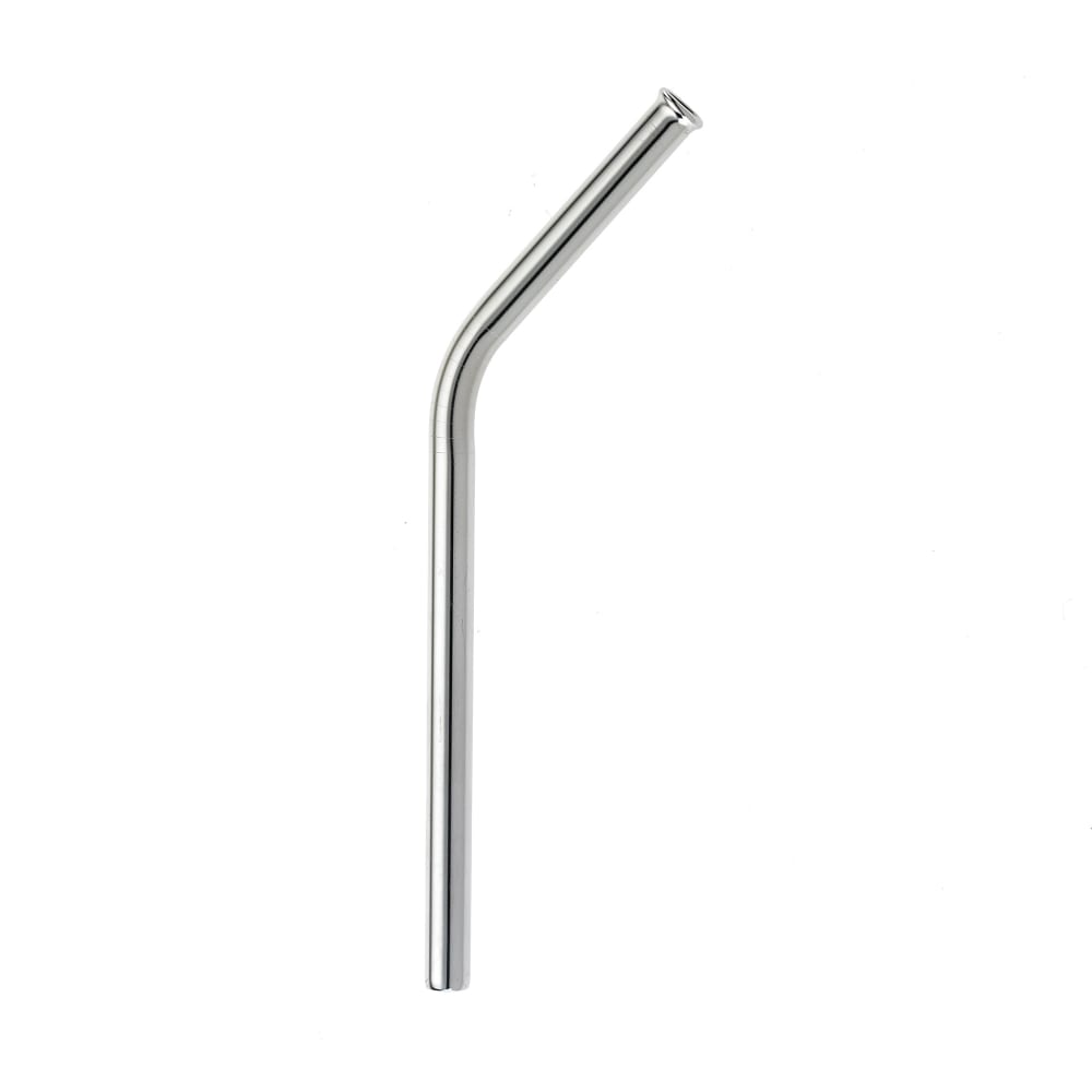Barfly 6 1/2" Curved Metal Straw - Stainless Steel, Mirror Finish (M37117)