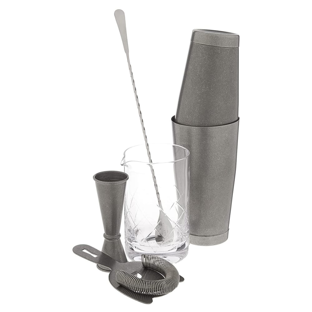 Barfly 5-Piece Cocktail Mixing Set - Vintage Stainless (M37131VN)