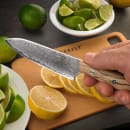 Barfly 5" Bar Knife w/ Spalted Maple Handle, Damascus Steel (M37153) thumbnail 4