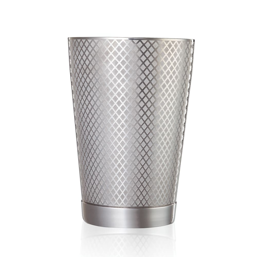 Barfly 18 oz Diamond Lattice Stainless Bar Cocktail Shaker (M37198)