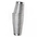 Barfly 28 oz & 18 oz Diamond Lattice Stainless Bar Cocktail Shaker Set (M37200) thumbnail 2