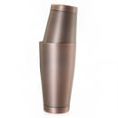 Barfly 28 oz & 18 oz Diamond Lattice Stainless Bar Cocktail Shaker Set, Antique Copper (M37200ACP) thumbnail 2