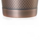 Barfly 28 oz & 18 oz Diamond Lattice Stainless Bar Cocktail Shaker Set, Antique Copper (M37200ACP) thumbnail 3