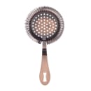 Barfly 7 1/4" Deluxe Antique Hawthorne Bar Strainer - Stainless Steel, Antique Copper (M37218ACP) thumbnail 2