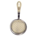 Barfly 7 1/4" Deluxe Antique Hawthorne Bar Strainer - Stainless Steel, Antique Gold (M37218ANG) thumbnail 5