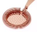 Barfly 7 1/4" Deluxe Antique Hawthorne Bar Strainer - Stainless Steel, Copper (M37218CP) thumbnail 3