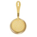 Barfly 7 1/4" Deluxe Antique Hawthorne Bar Strainer - Stainless Steel, Gold (M37218GD) thumbnail 5