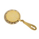 Barfly 7 1/4" Deluxe Antique Hawthorne Bar Strainer - Stainless Steel, Gold (M37218GD) thumbnail 6