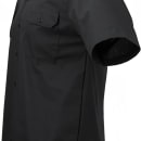 Mercer Culinary M60250BK4X Metro Edge® Brewer Work Shirt w/ Short Sleeves - Poly/Cotton, Black, 4X thumbnail 2
