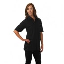 Mercer Culinary M60250BKXS Metro Edge® Brewer Work Shirt w/ Short Sleeves - Poly/Cotton, Black, X-Small thumbnail 5