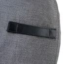 Mercer Culinary M63200BKD Full Length Bib Apron w/ (3) Pockets - 34 1/4" x 30 3/4", Cotton, Black thumbnail 2