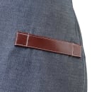 Mercer Culinary M63200DEN Full Length Bib Apron w/ (3) Pockets - 34 1/4" x 30 3/4", Cotton, Indigo thumbnail 2
