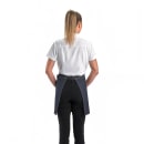 Mercer Culinary M63202DEN 2 Pocket Waist Apron - 28 3/4" x 16 1/4", Cotton, Indigo thumbnail 3