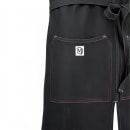 Mercer Culinary M63203BKD Full Length Bib Apron w/ (2) Pockets - 30" x 34", Cotton, Black thumbnail 2