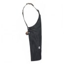 Mercer Culinary M63208DENBR Full Length Bib Apron w/ (5) Pockets - 30 1/2" x 25", Cotton, Black thumbnail 2