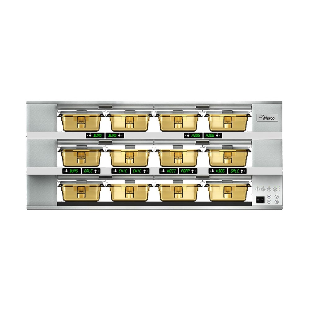 Merco 36.5"W Freestanding Warming Unit w/ (3) 24" Compartments, 208v/1ph (MHG34SAB2N)