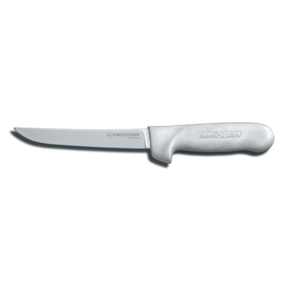 Dexter Russell S136PCP SANI-SAFE® 6" Boning Knife w/ Polypropylene White Handle, Carbon Steel