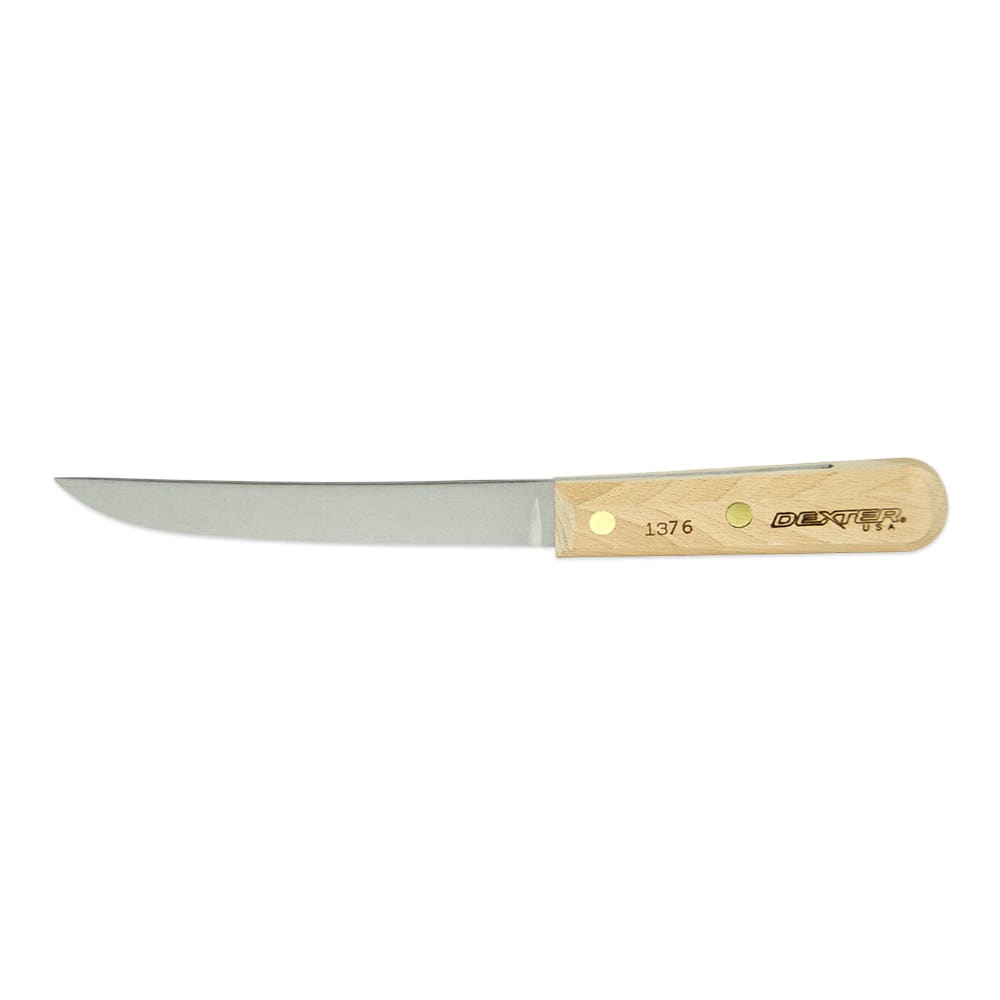Dexter Russell 1376PCP 6" Boning Knife w/ Beech Handle, Carbon Steel