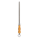 Dexter Russell 1227-12 12" Butcher Steel w/ Hardwood Handle, Carbon Steel thumbnail 2