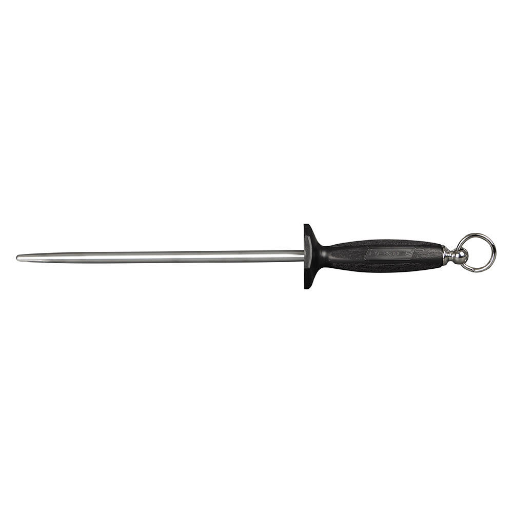 Dexter Russell 12SB-10 10" Smooth Butcher Steel w/ Polypropylene Handle, Carbon Steel