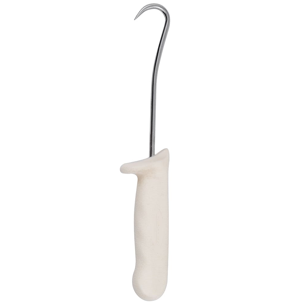 Dexter Russell NODE HOOK 6" Node Hook w/ Polypropylene White Handle