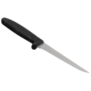 Dexter Russell P155WHG 5" Boning Knife w/ Soft Black Rubber Handle, Carbon Steel thumbnail 2