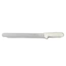 Dexter Russell S140-12SC-PCP SANI-SAFE® 12" Roast Slicer w/ Polypropylene White Handle, Carbon Steel thumbnail 3