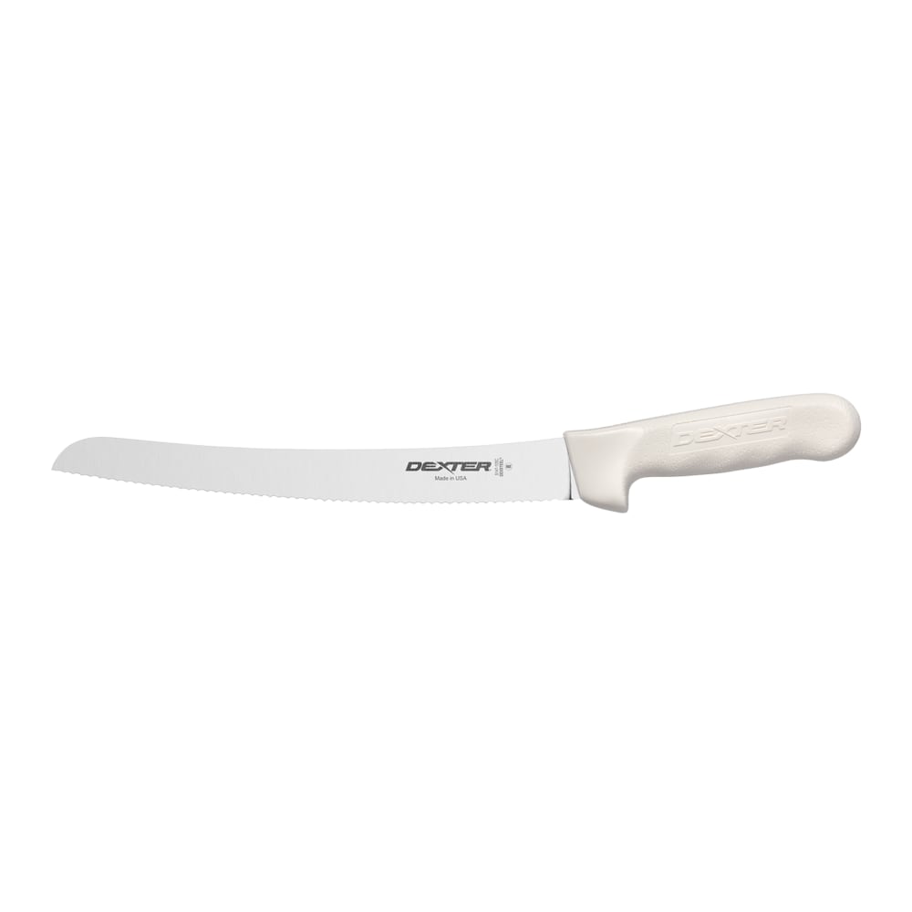 Dexter Russell S163-9SCG-PCP SANI-SAFE® 9" Sandwich Knife w/ Green Handle, High-Carbon Steel