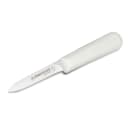 Dexter Russell S104PCP SANI-SAFE® 3 1/4" Paring Knife w/ Polypropylene White Handle, Carbon Steel thumbnail 2