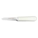Dexter Russell S104PCP SANI-SAFE® 3 1/4" Paring Knife w/ Polypropylene White Handle, Carbon Steel thumbnail 3