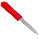 Dexter Russell S104R-PCP SANI-SAFE® 3 1/4" Paring Knife Set w/ Polypropylene Red Handle, Carbon Steel thumbnail 2