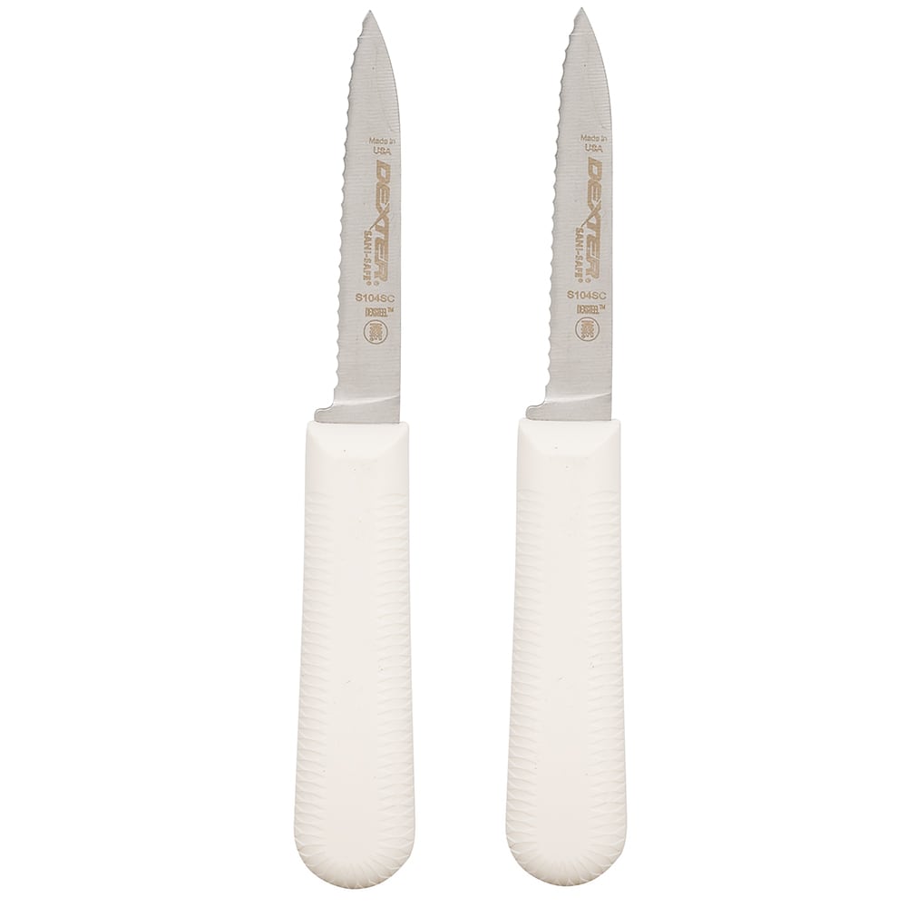 Dexter Russell S104SC-2PCP 3 1/4" Soft Grip Parer